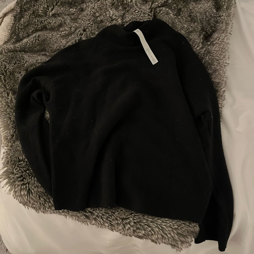 Lululemon Athletica Black Turtleneck Sweater